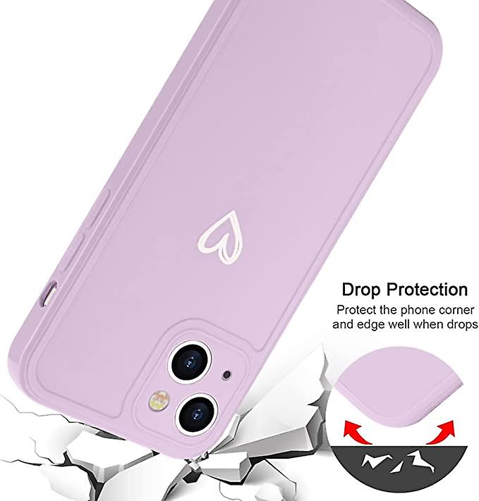 iPhone Love Heart Case | Silicone Soft Cover