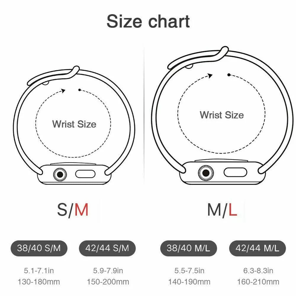 Apple Watch Strap | Silicone Lightweight Waterproof