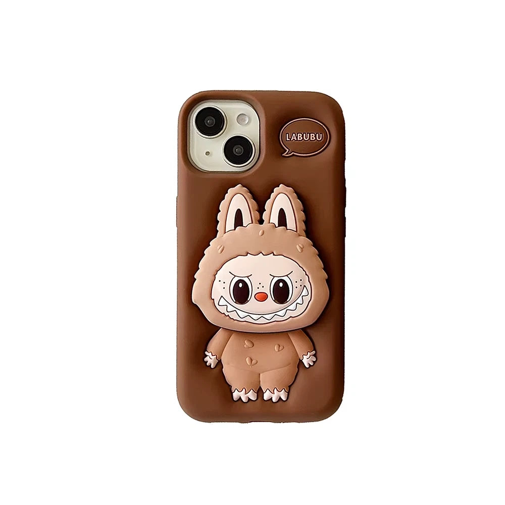 Adorable LABUBU Silicone iPhone Case | Shockproof Protection