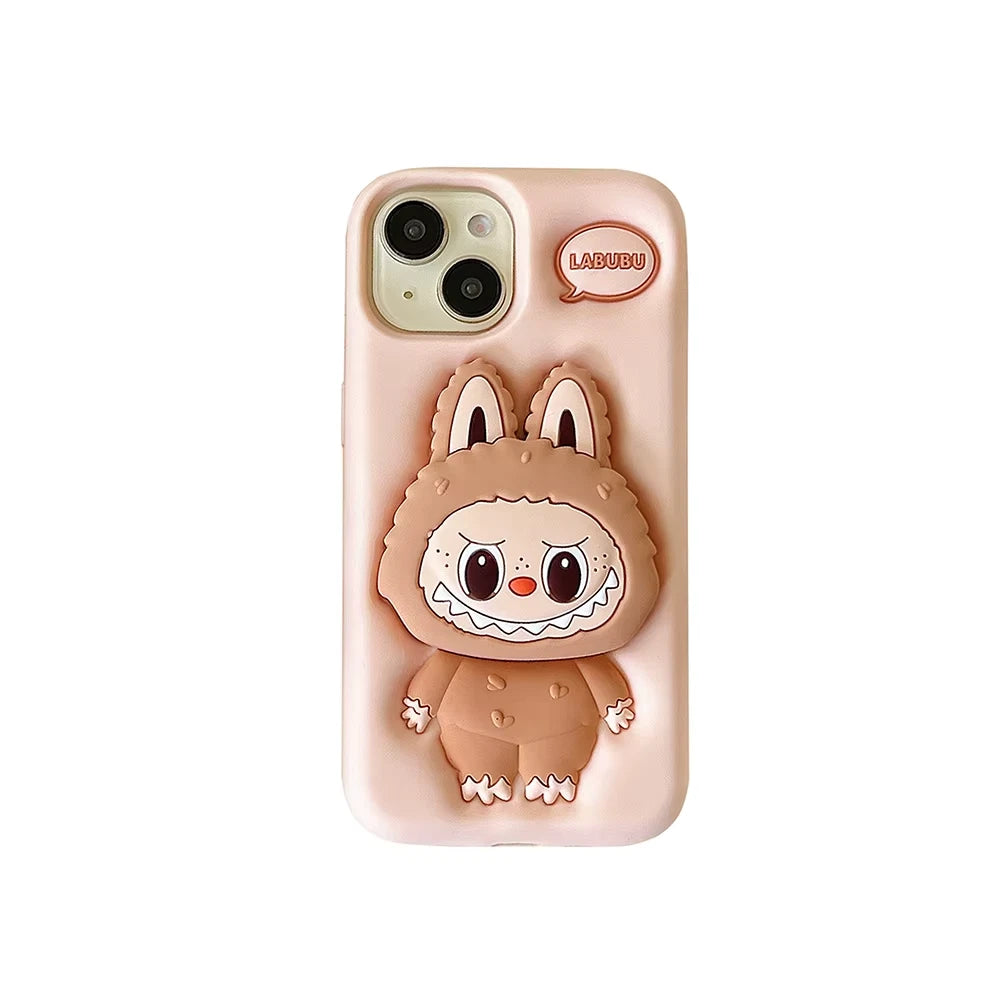 Adorable LABUBU Silicone iPhone Case | Shockproof Protection