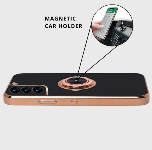 Luxury Samsung Galaxy Case | Electroplated Ring Holder