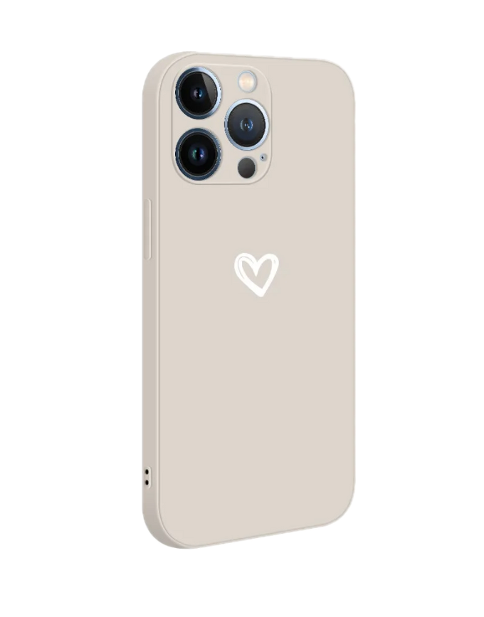 iPhone Love Heart Case | Silicone Soft Cover