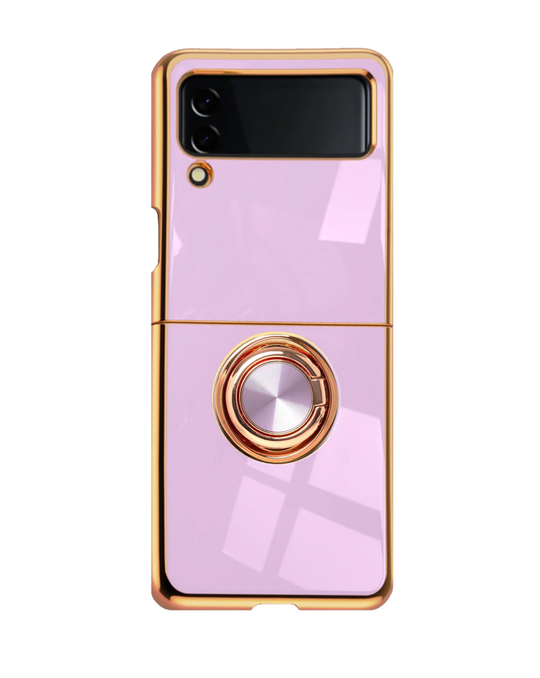 Samsung Galaxy Z Flip Case | Electroplated Ring Holder