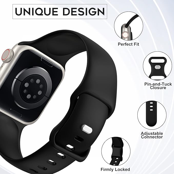 Apple Watch Strap | Silicone Lightweight Waterproof