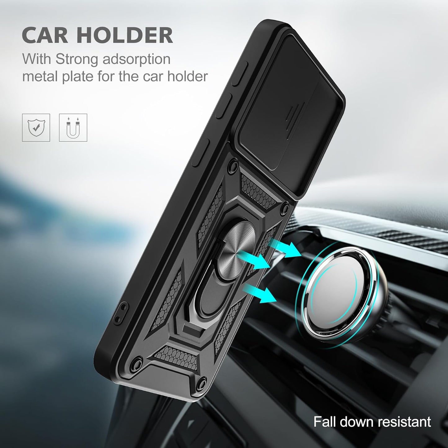Armour Samsung Galaxy Lens Cover | Ring Grip