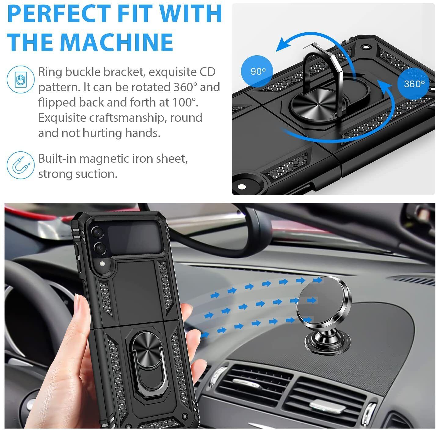 Samsung Galaxy Z Flip | Armour Ring Holder Case