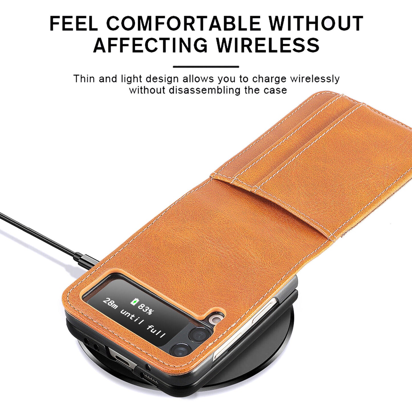 Samsung Galaxy Z Flip Wallet Case | Stylish Protection | Card Slots