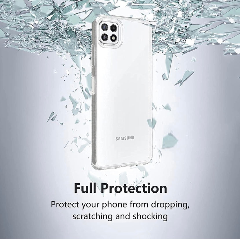 Samsung Shockproof Silicone Case (Clear) (6873124831416)