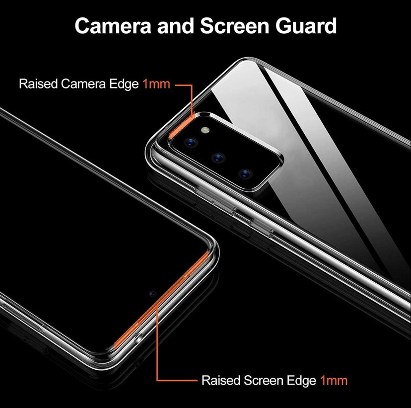 Samsung Shockproof Silicone Case (Clear) (6873124831416)