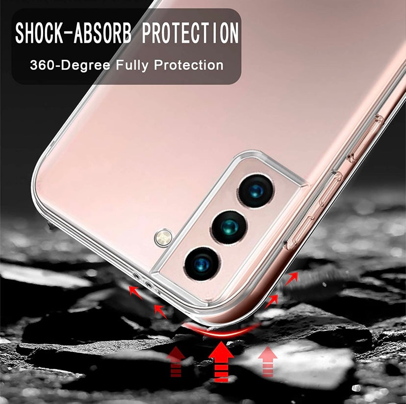 Samsung Shockproof Silicone Case (Clear) (6873124831416)