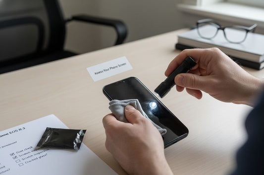 step by step phone screen protection