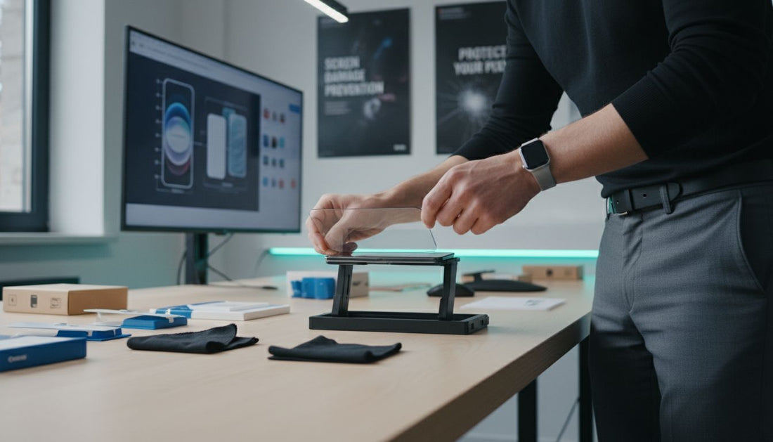 tempered glass installation