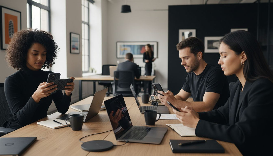 mobile accessories workspace