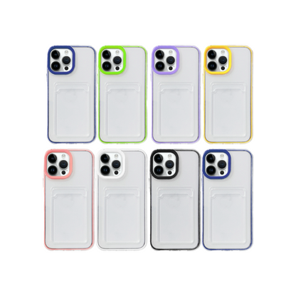 iPhone Card Slot Case | Clear Transparent Wallet