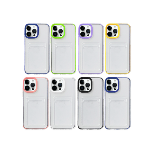 iPhone Card Slot Case | Clear Transparent Wallet