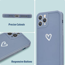 Load image into Gallery viewer, iPhone Love Heart Case | Silicone Soft Cover

