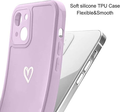 iPhone Love Heart Case | Silicone Soft Cover