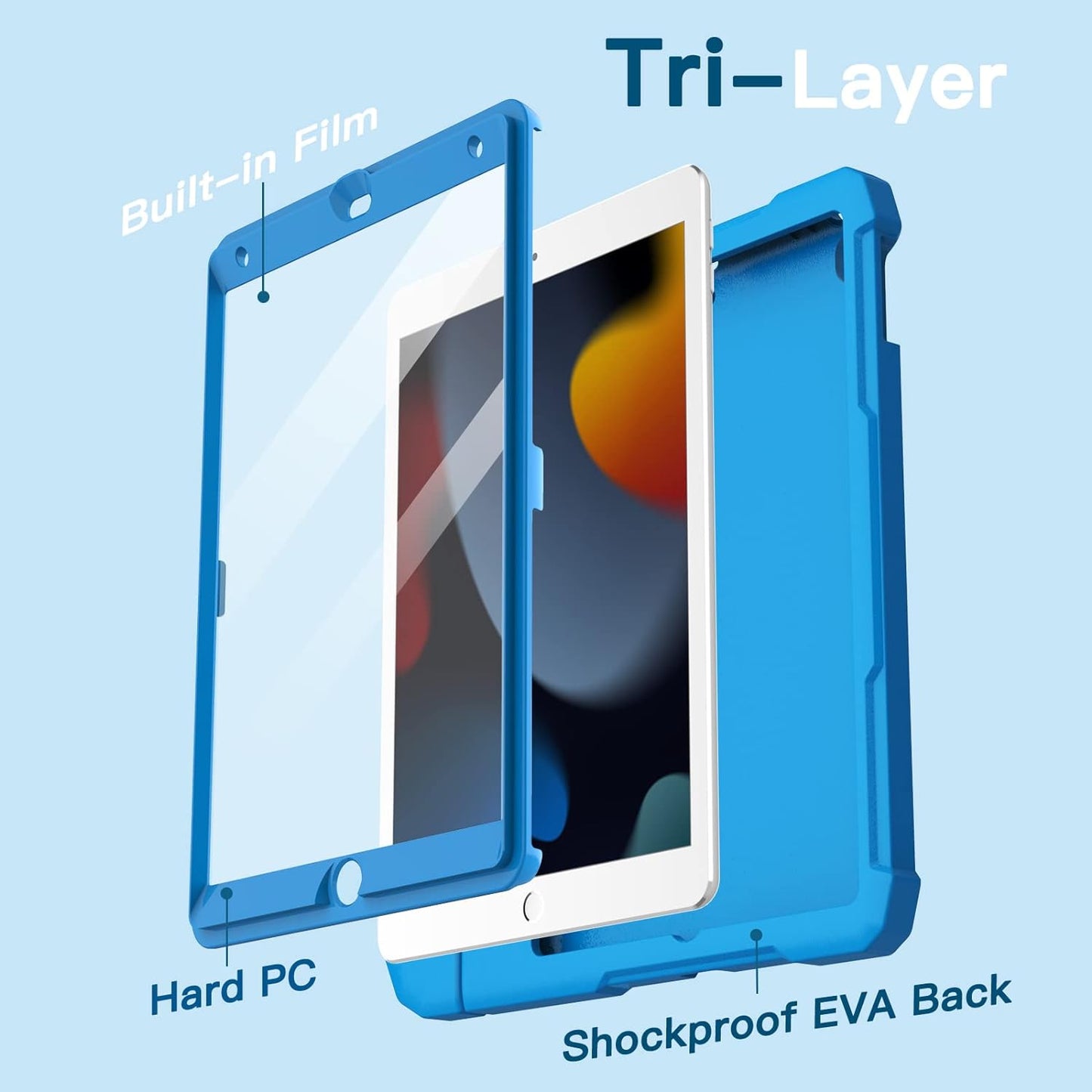 Kids iPad Case | Built-in Screen Protector