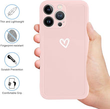 Load image into Gallery viewer, iPhone Love Heart Case | Silicone Soft Cover
