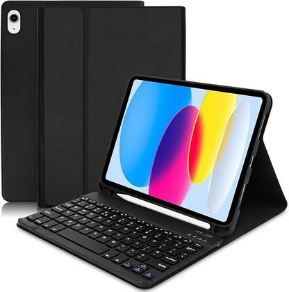 Premium iPad Case with Keyboard & Pencil Holder