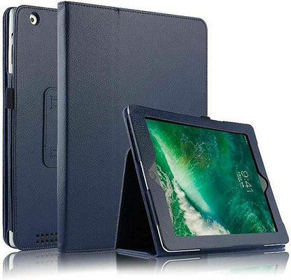 Premium Leather iPad Folio Stand Case