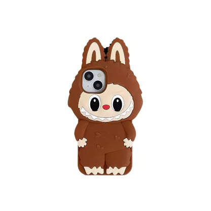 Adorable LABUBU Silicone iPhone Case | Shockproof Protection