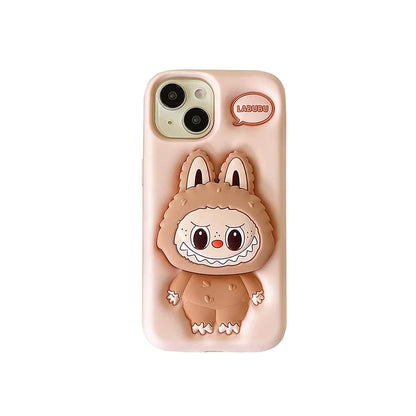 Adorable LABUBU Silicone iPhone Case | Shockproof Protection