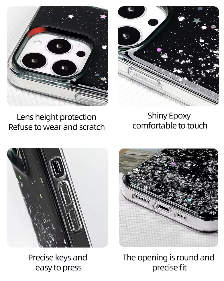 iPhone Glitter Case | Silicone Stylish Cover
