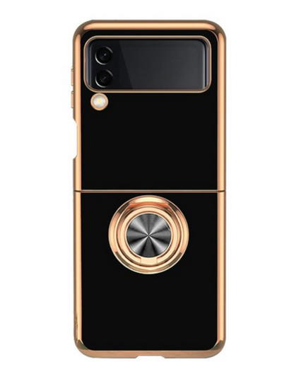 Samsung Galaxy Z Flip Case | Electroplated Ring Holder