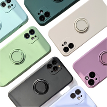 Load image into Gallery viewer, iPhone Silicone Ring Holder Case | Durable Stylish Protection
