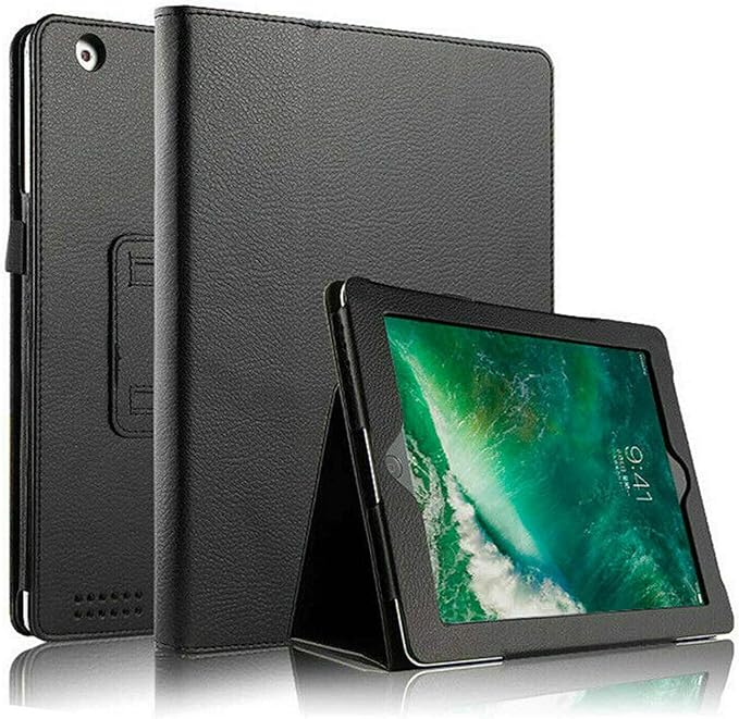 Premium Leather iPad Folio Stand Case
