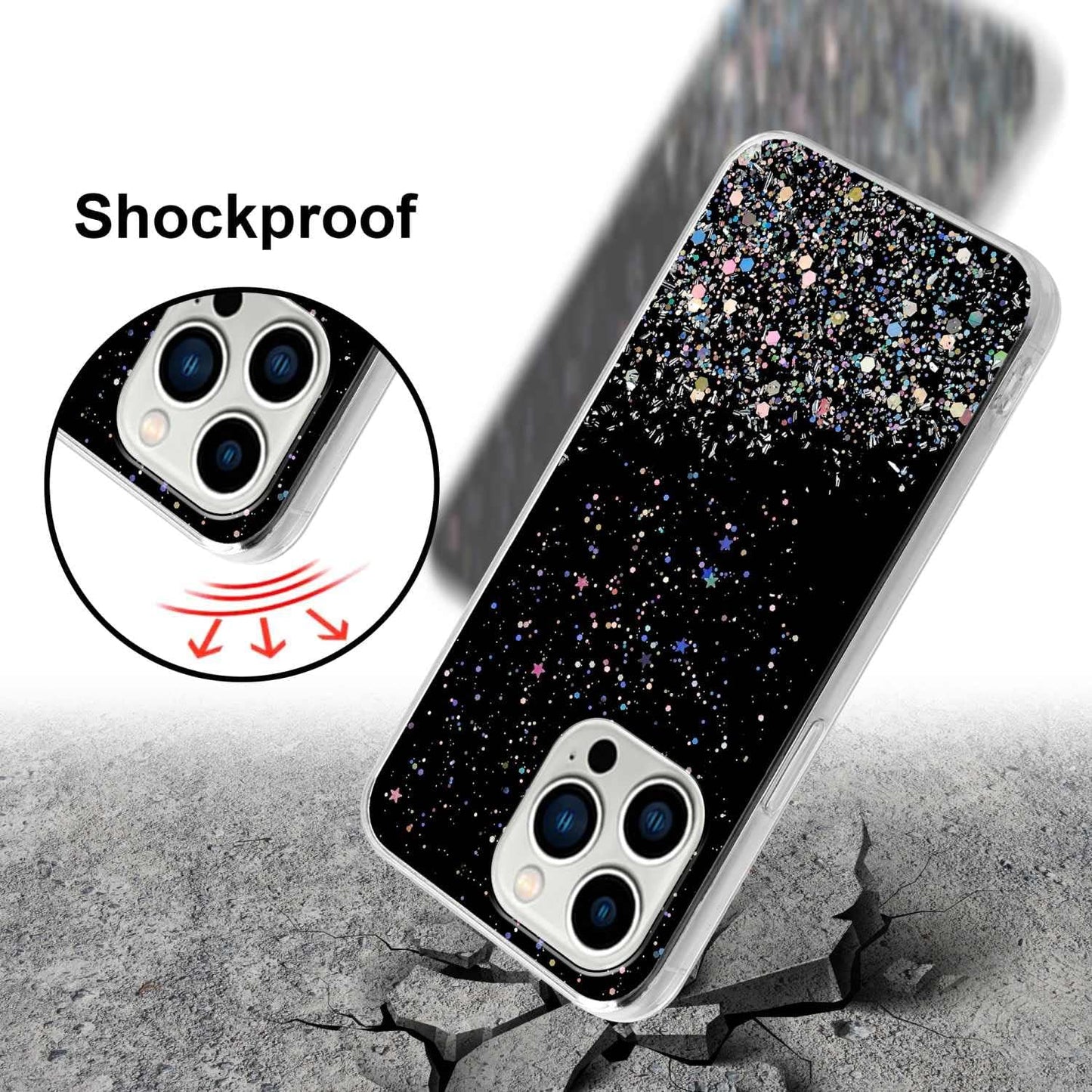 iPhone Glitter Case | Silicone Stylish Cover