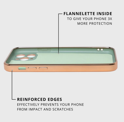Luxury iPhone Case | Electroplated Ring Holder