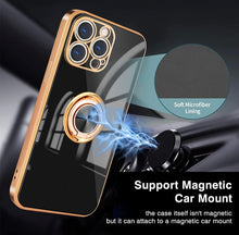 Load image into Gallery viewer, Luxury iPhone Case | Electroplated Ring Holder
