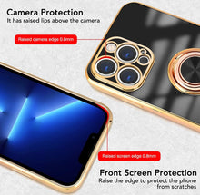 Load image into Gallery viewer, Luxury iPhone Case | Electroplated Ring Holder
