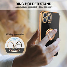 Load image into Gallery viewer, Luxury iPhone Case | Electroplated Ring Holder
