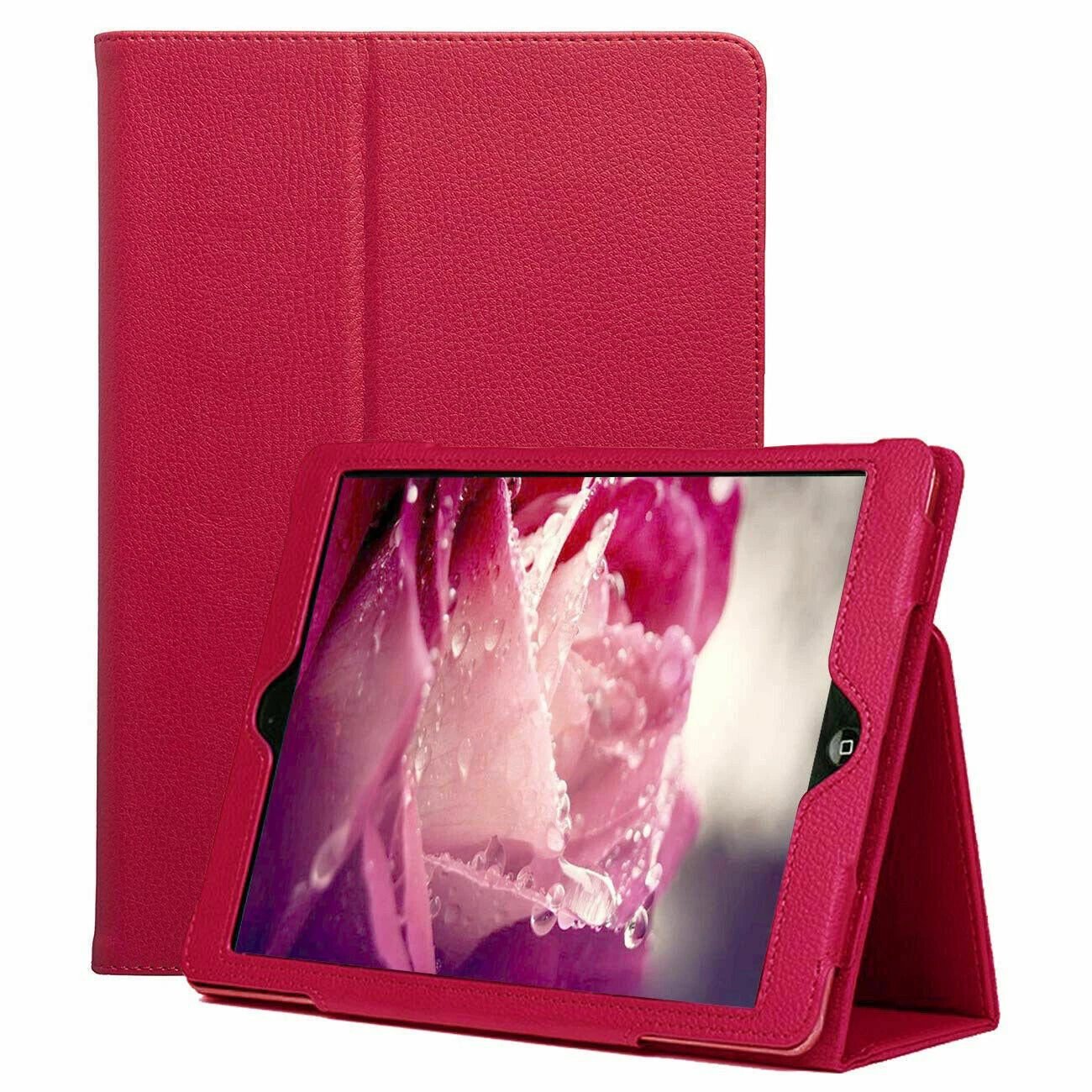 Premium Leather iPad Folio Stand Case