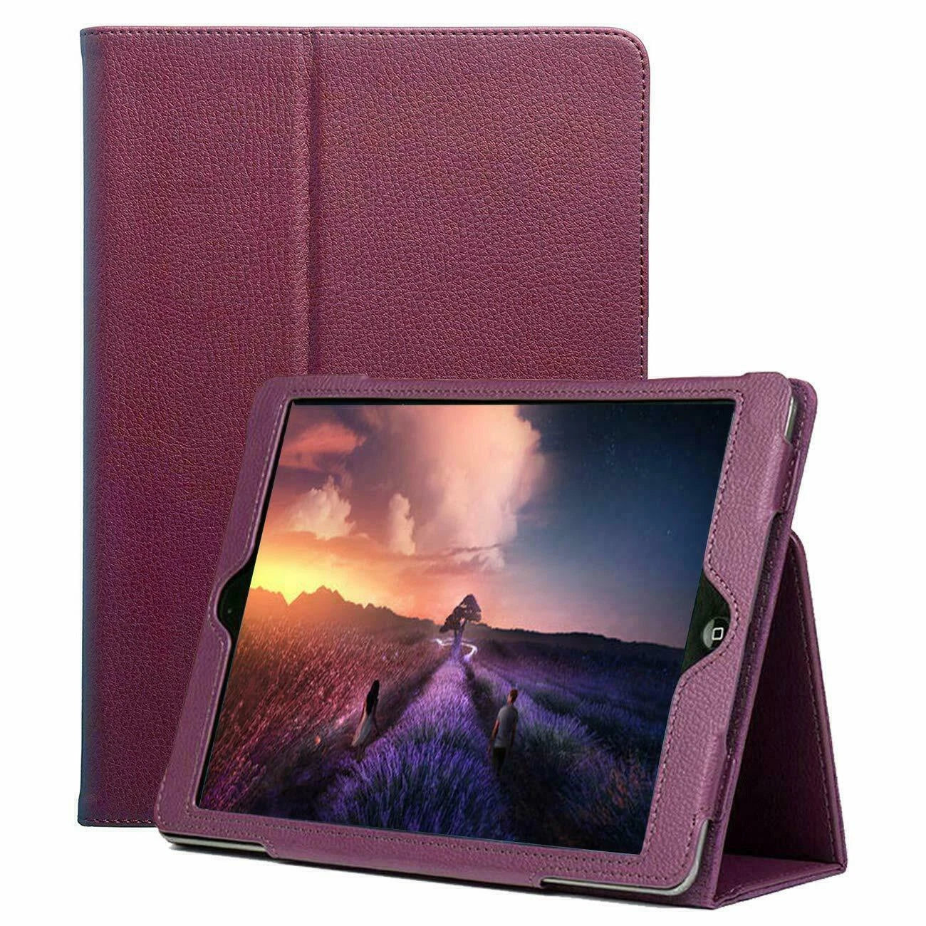 Premium Leather iPad Folio Stand Case