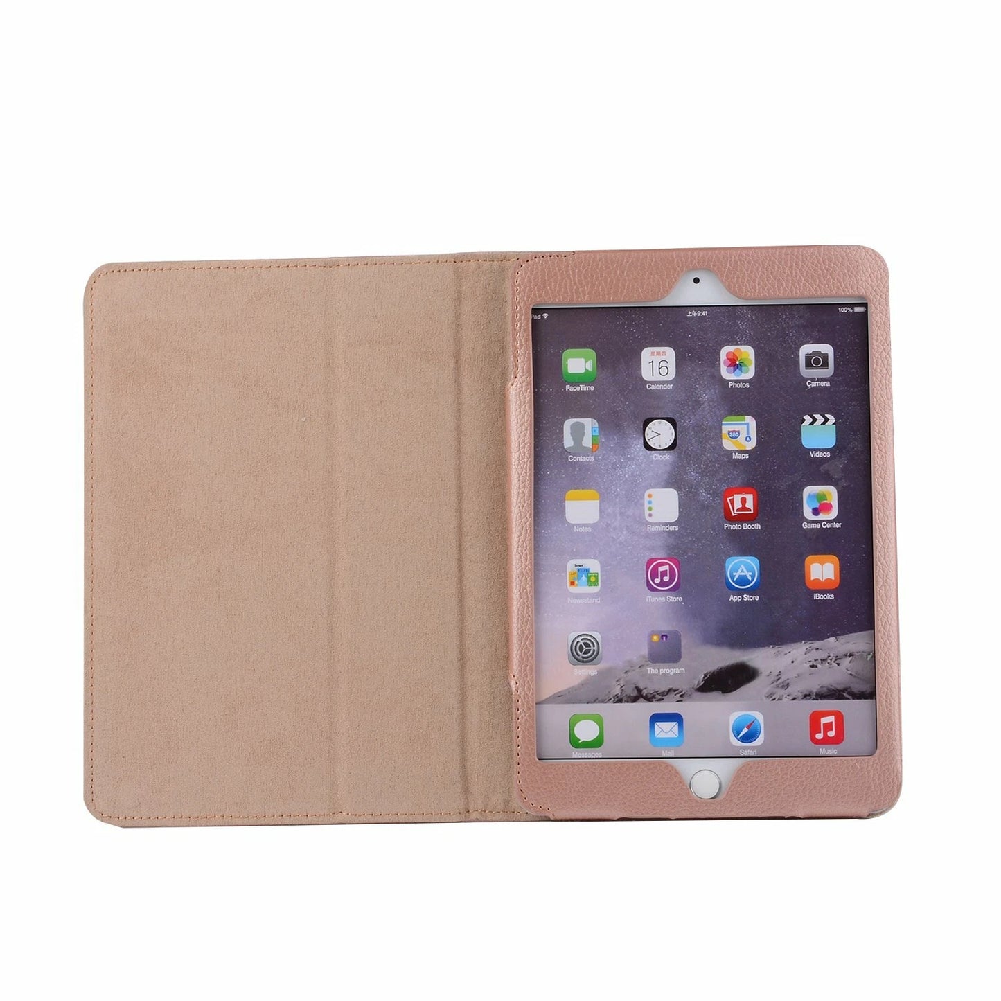 Premium Leather iPad Folio Stand Case