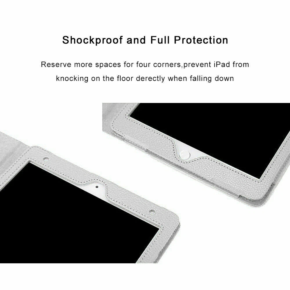 Premium Leather iPad Folio Stand Case
