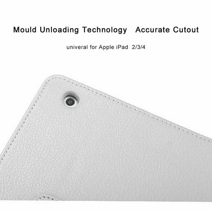 Premium Leather iPad Folio Stand Case