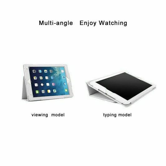 Premium Leather iPad Folio Stand Case