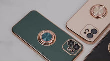 Load and play video in Gallery viewer, Luxury iPhone Case | Electroplated Ring Holder
