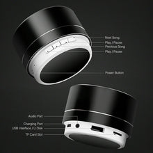 Load image into Gallery viewer, Wireless Bluetooth Music Mini Speaker (6877729226936)
