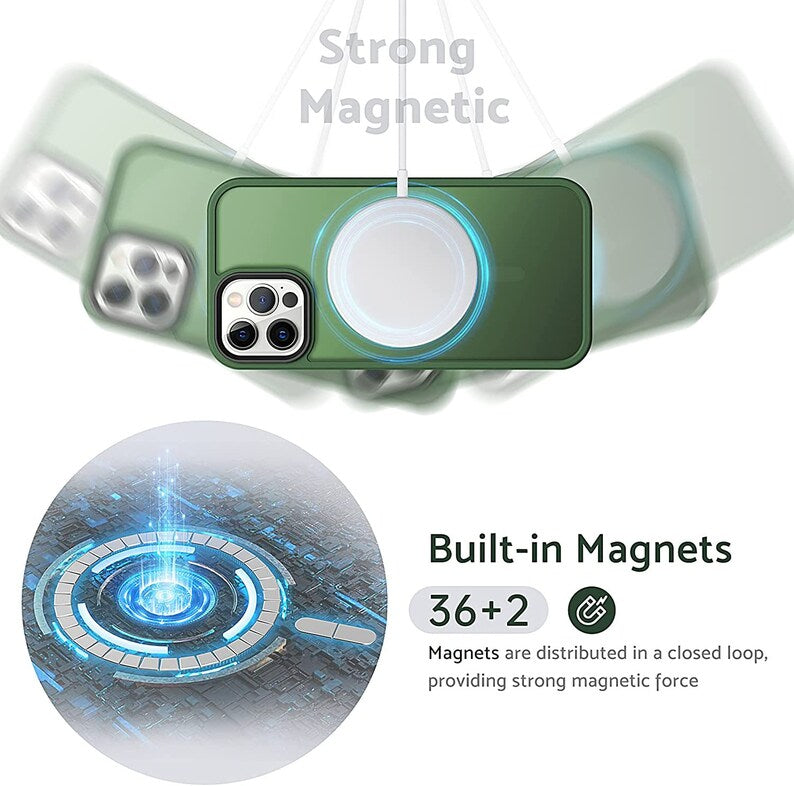 iPhone MagSafe Translucent Matte Case | Stylish and Protective