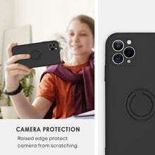 Load image into Gallery viewer, iPhone Silicone Ring Holder Case | Durable Stylish Protection
