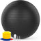 Yoga/Gym Anti-Burst Fitness Ball and Pump (6763140645048)