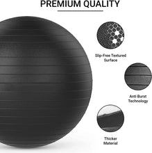 Load image into Gallery viewer, Yoga/Gym Anti-Burst Fitness Ball and Pump (6763140645048)
