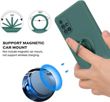 Load image into Gallery viewer, Samsung Galaxy Silicone Ring Holder Case | Durable Stylish Protection
