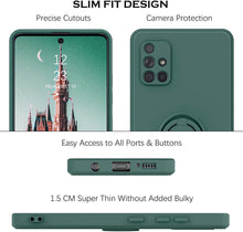 Load image into Gallery viewer, Samsung Galaxy Silicone Ring Holder Case | Durable Stylish Protection
